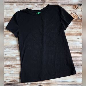 Unisex Benetton Black T Shirt